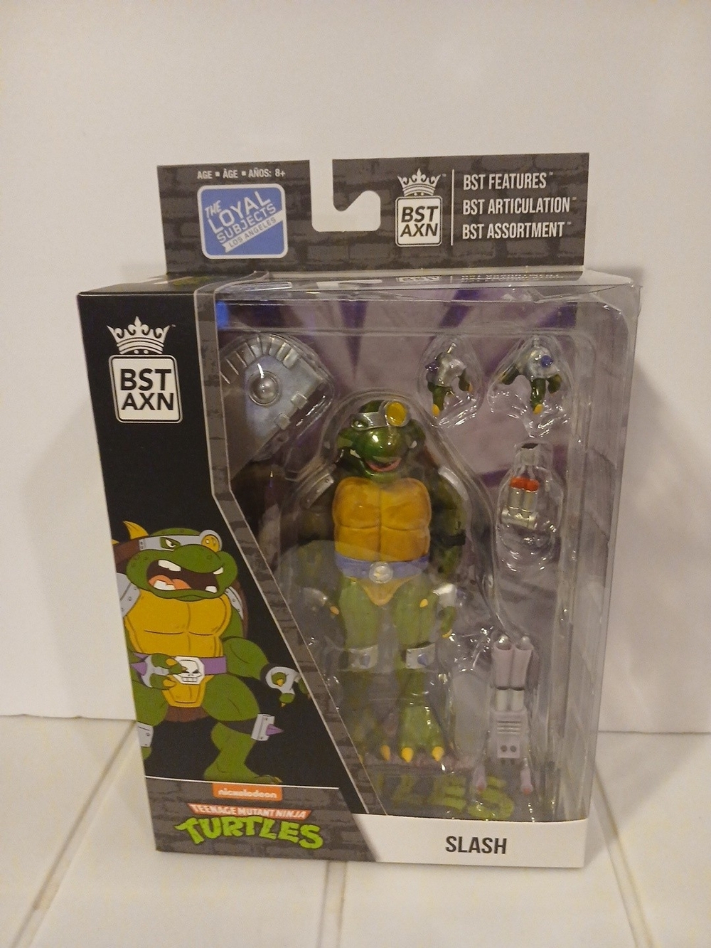 Slash Action Figure - Green & Yellow Teenage Mutant Ninja Turtles Best AXN 6"